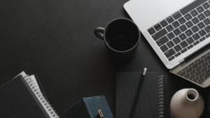 Laptop showing Editable Business Templates by user
