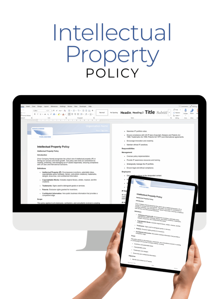 Intellectual Property Policy for UK Businesses – Your IP Assets